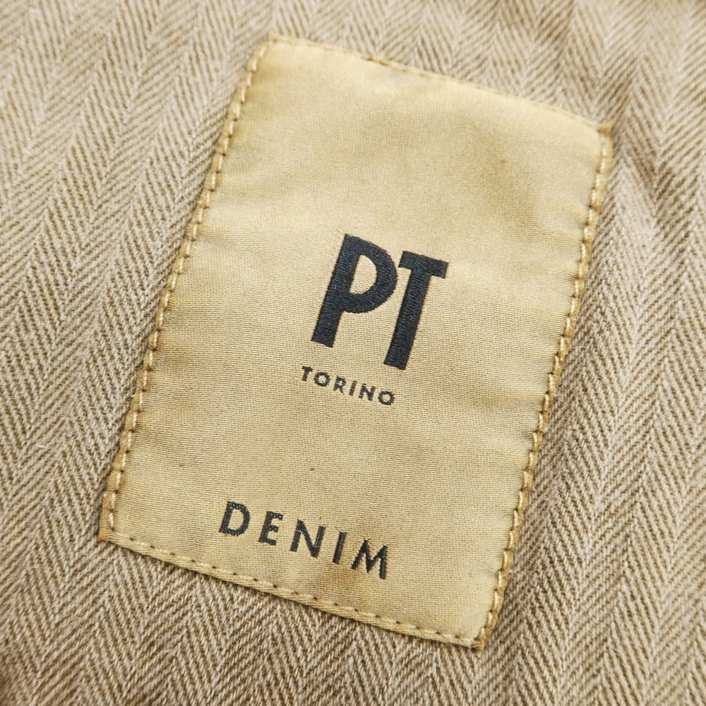 【新品アウトレット】ピーティートリノ デニム PT TORINO DENIM SOUL 5ポケットパンツ
 ベージュ【サイズ32】【BEI】【S/S/A/W】【状態ランクN-】【メンズ】
【769570】 CPD