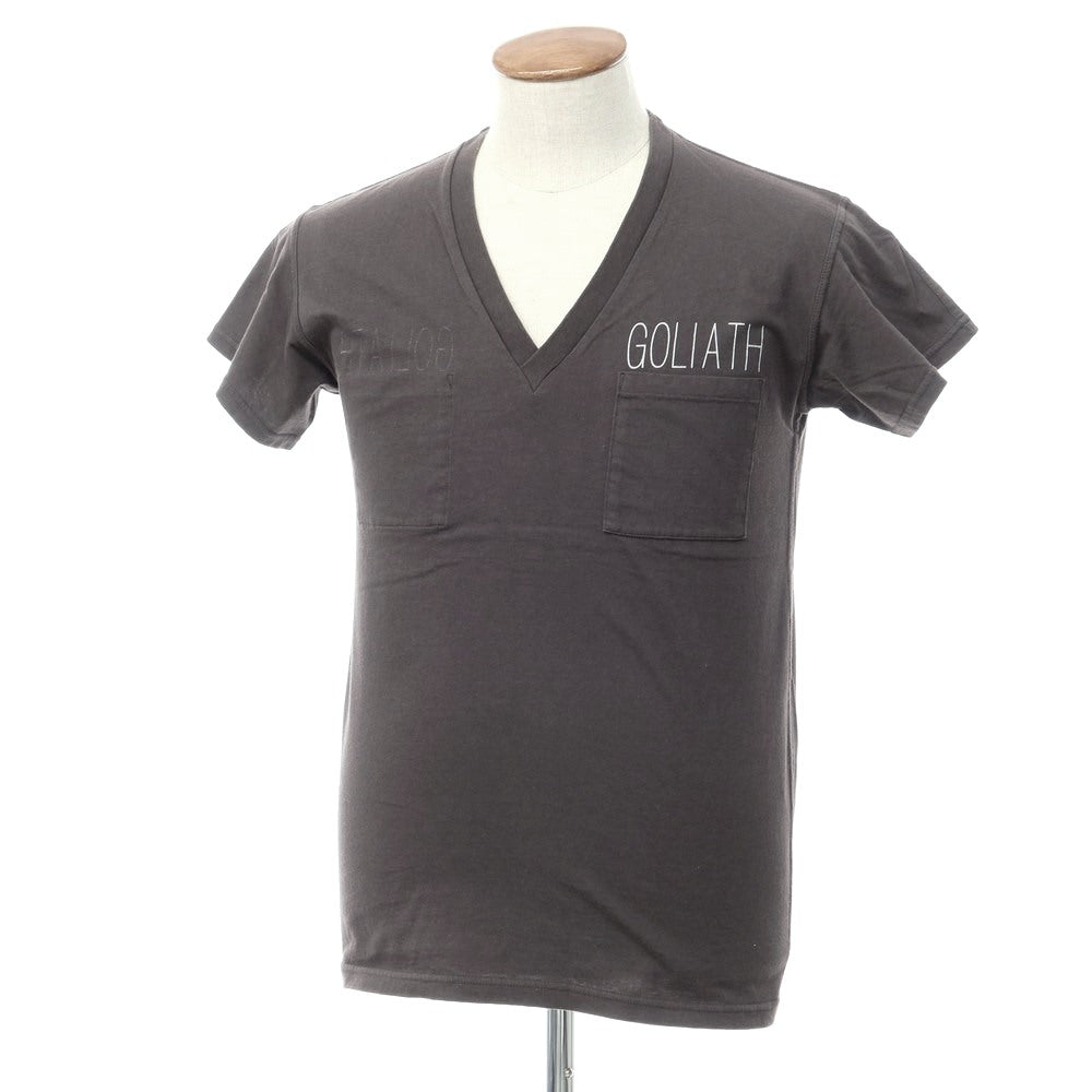 【中古】エヌハリウッド N.HOOLYWOOD 2枚セット 半袖Tシャツ
 ダークグレーxグレー【サイズ38/40】【GRY】【S/S】【状態ランクB】【メンズ】
【769585】 CPD