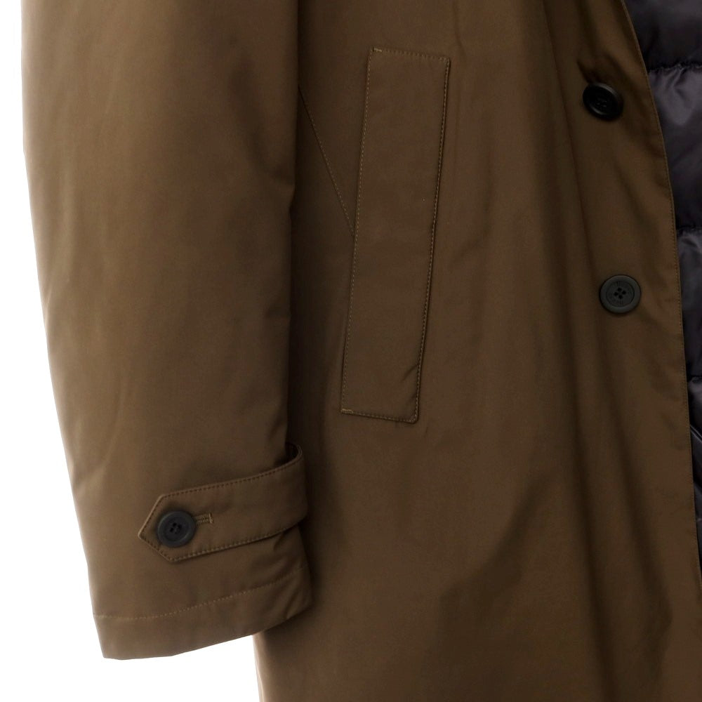 【中古】ヘルノ Herno Laminar Laminar GORE-TEX ポリエステル ダウンコート オリーブブラウン【サイズ48】【BRW】【A/W】【状態ランクB】【メンズ】【768878】