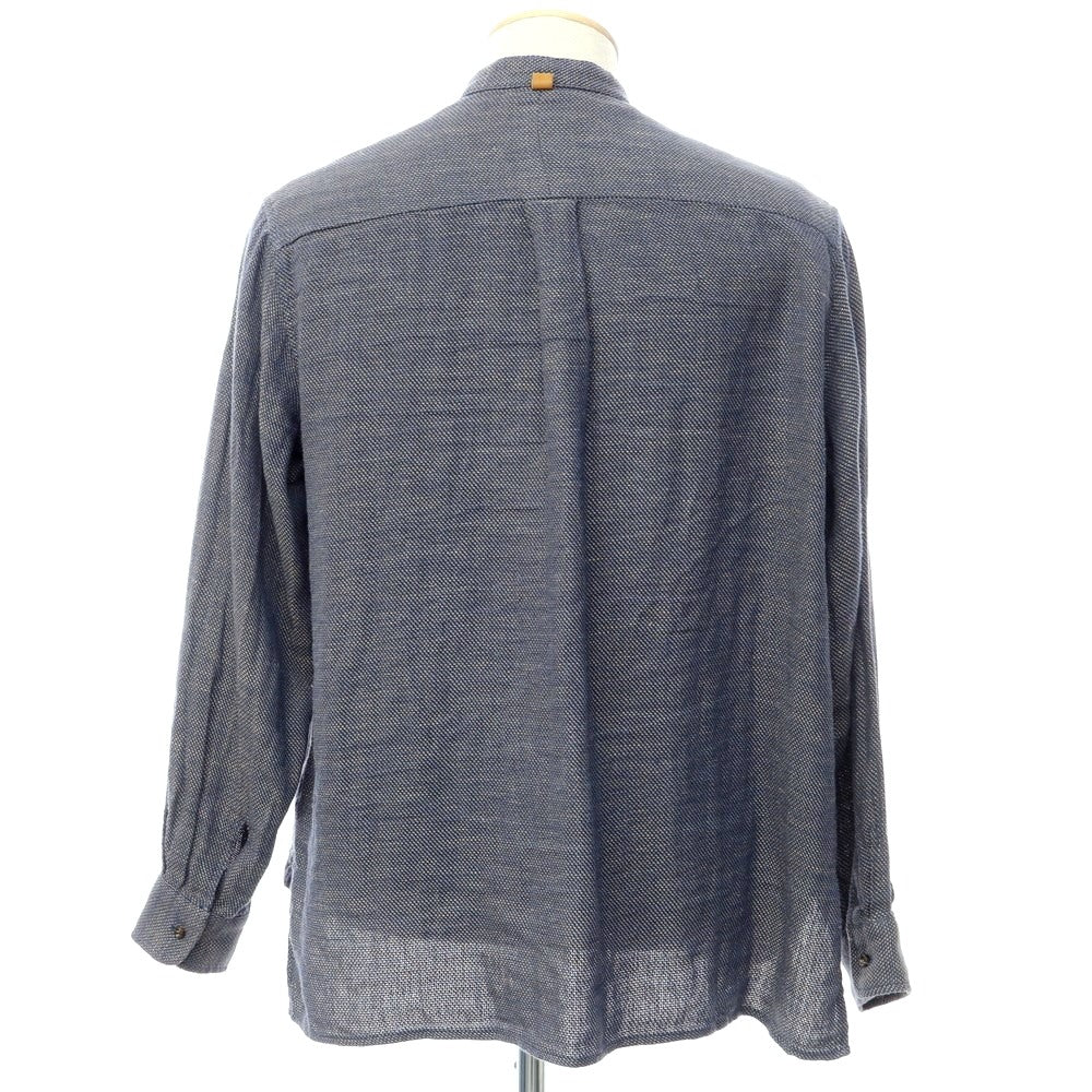 【中古】ビームスライツ BEAMS LIGHTS カジュアルシャツ
 ネイビーxベージュ【サイズS】【NVY】【S/S/A/W】【状態ランクB】【メンズ】
【769682】 DPD