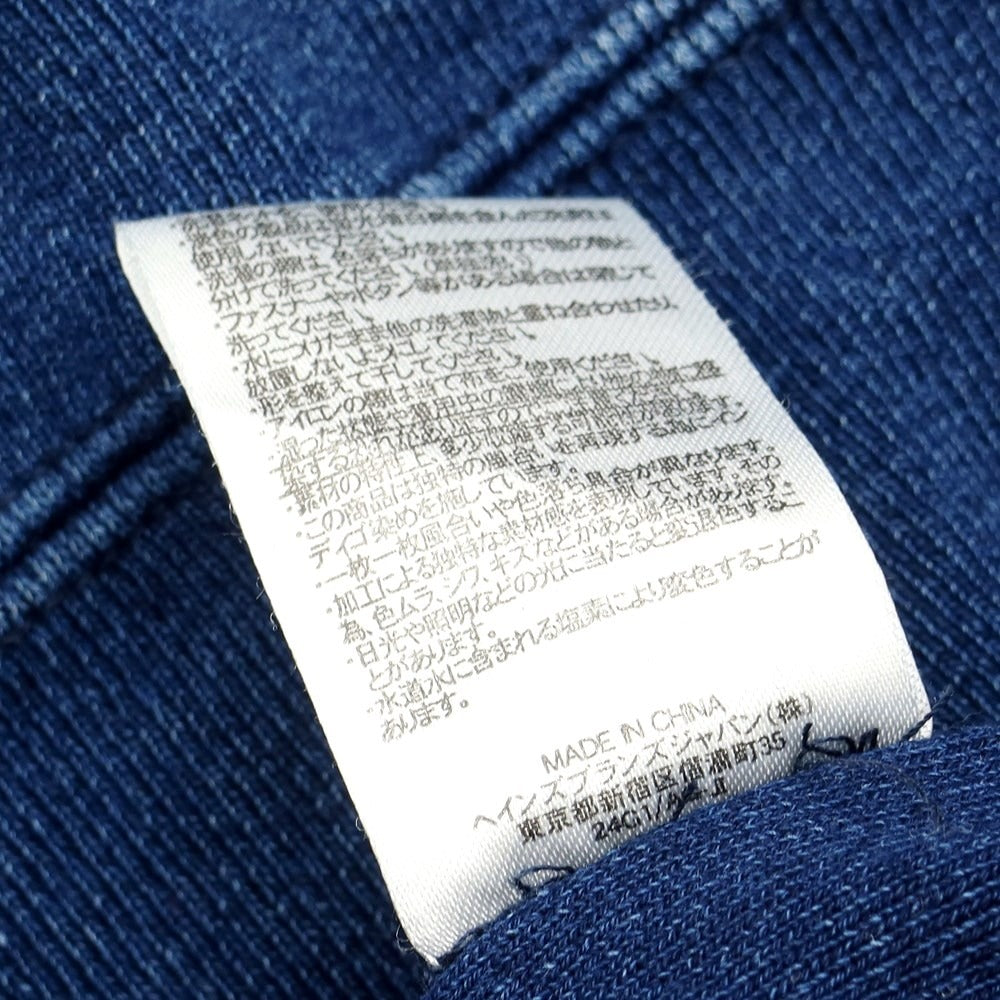 【中古】チャンピオン Champion コットン 裏パイル クルーネック スウェット ネイビー【サイズL】【NVY】【A/W】【状態ランクB】【メンズ】【768875】