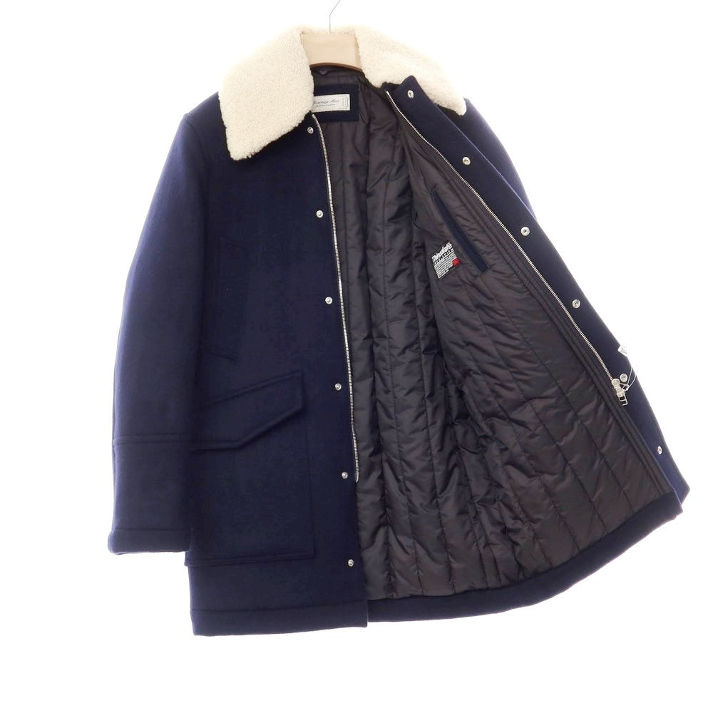 【中古】ジャーニーマン JOURNEYMAN メルトンウール ボア フィールドコート ネイビー【サイズS】【NVY】【A/W】【状態ランクA】【メンズ】【769080】