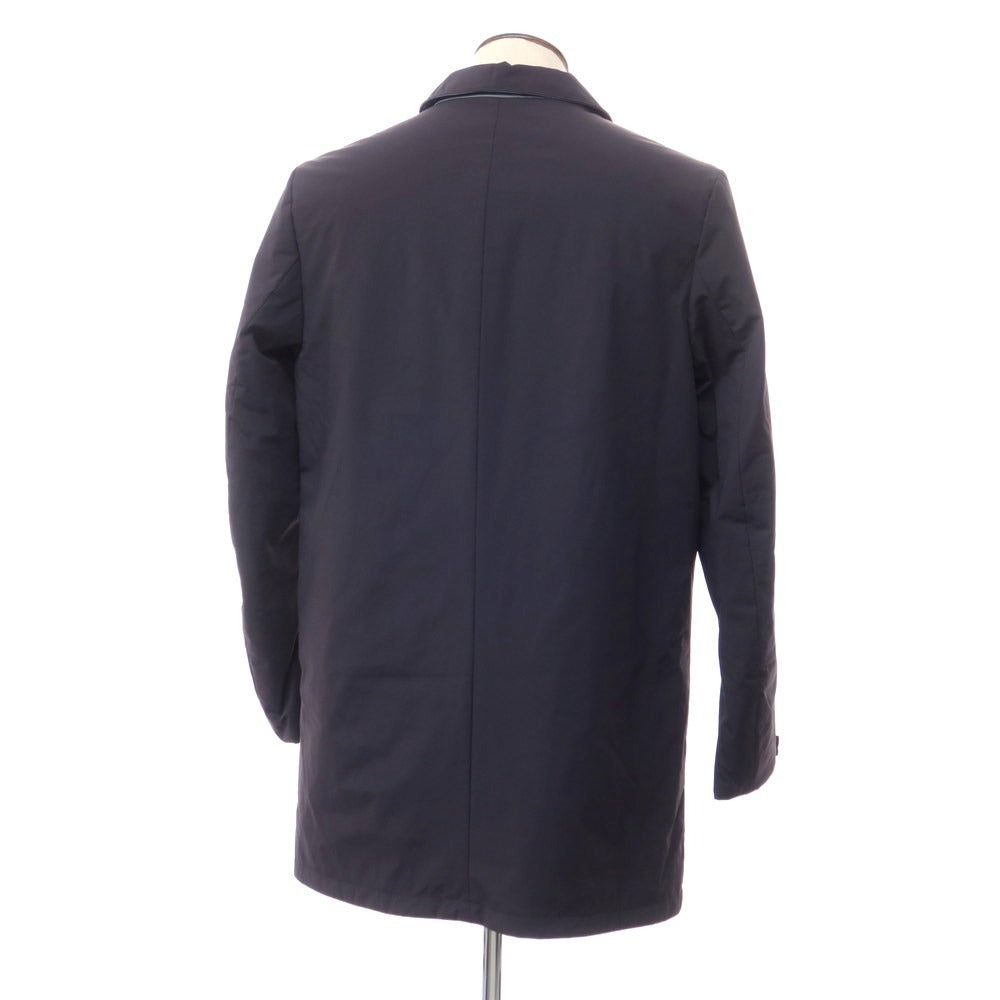 【中古】【未使用】デュノ DUNO ナイロン リバーシブル 中綿 ステンカラーコート ネイビー【サイズ50】【NVY】【A/W】【状態ランクS】【メンズ】【769069】