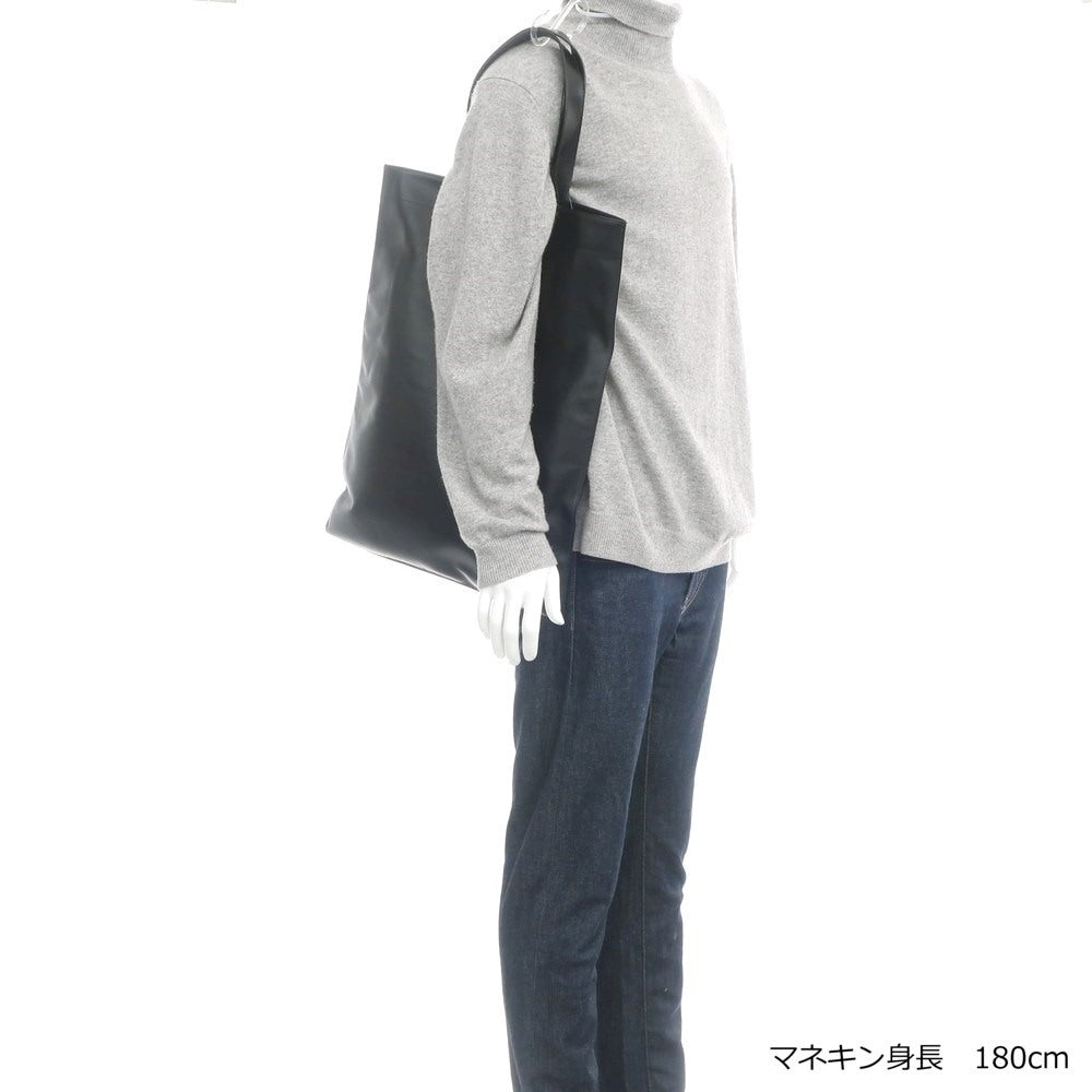 【中古】コムデギャルソン COMME des GARCONS レザー トートバッグ ブラック【W38xH50】【BLK】【S/S/A/W】【状態ランクB】【メンズ】【769379】