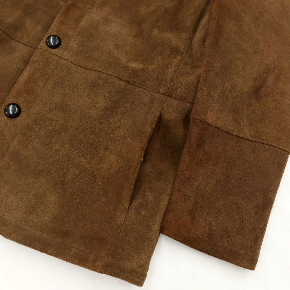 【中古】ジョルジオアルマーニ GIORGIO ARMANI YS スエードレザー ショートコート ブラウン【サイズ48】【BRW】【A/W】【状態ランクC】【メンズ】【768987】