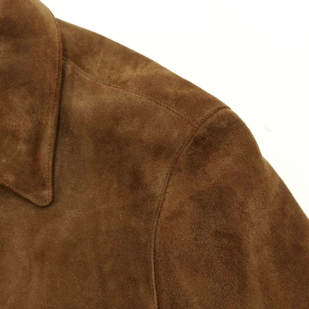 【中古】ジョルジオアルマーニ GIORGIO ARMANI YS スエードレザー ショートコート ブラウン【サイズ48】【BRW】【A/W】【状態ランクC】【メンズ】【768987】