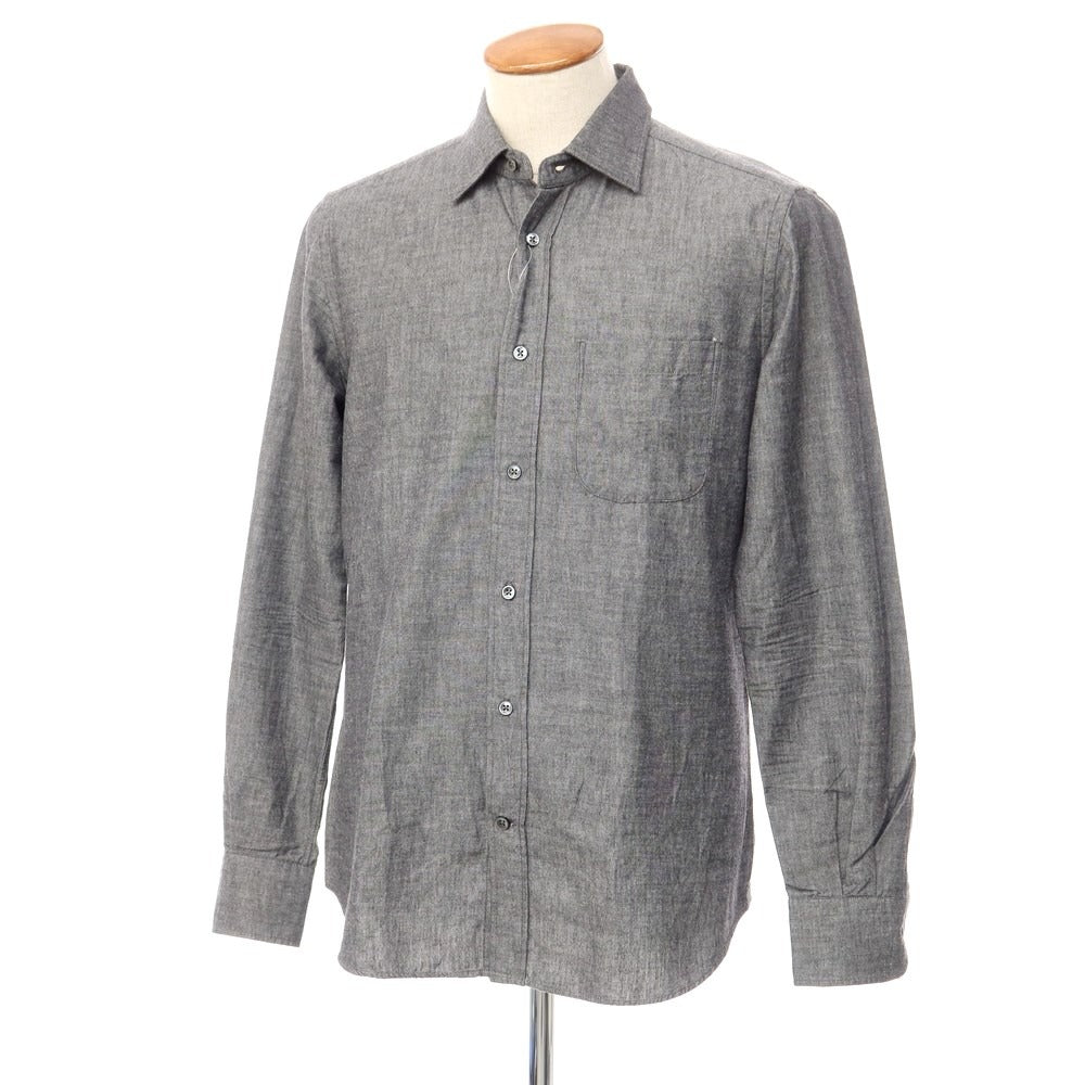 【中古】グランシャツ Glanshirt カジュアルシャツ ダークグレー【サイズ40】【GRY】【S/S/A/W】【状態ランクB】【メンズ】