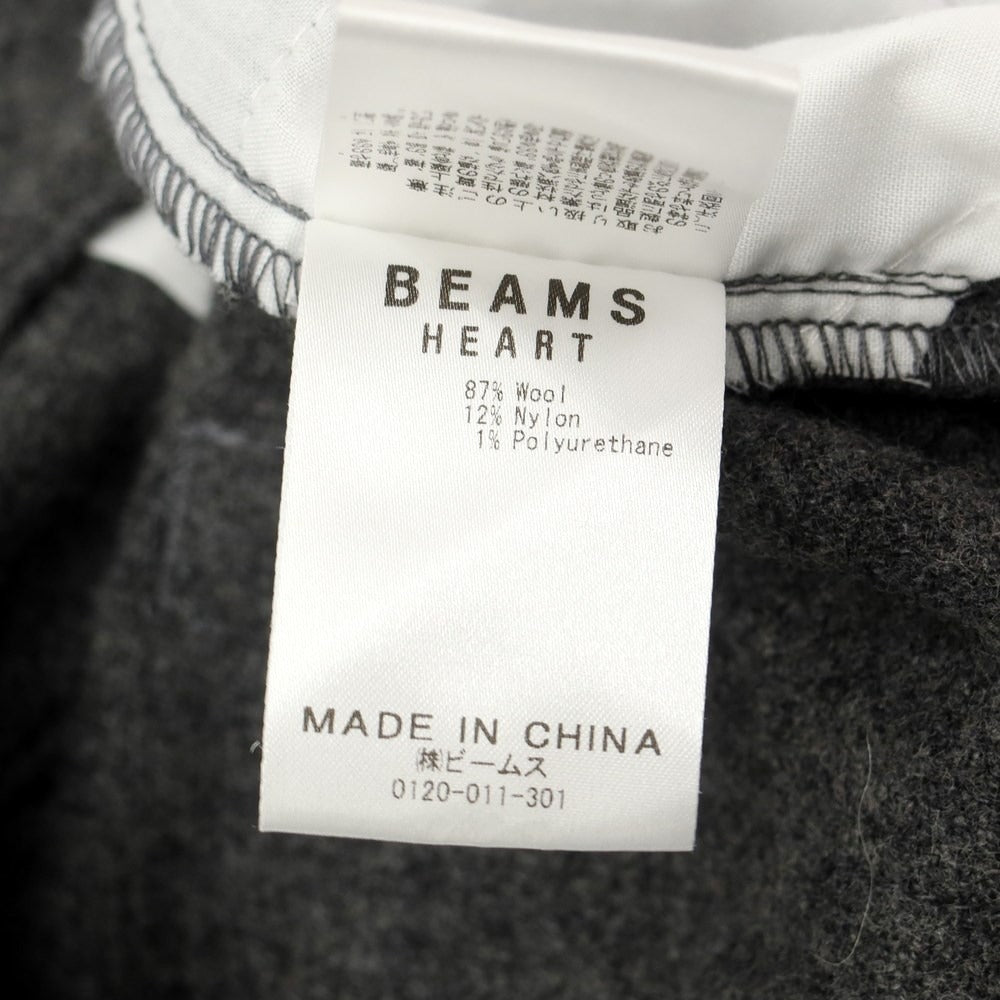 【中古】ビームスハート BEAMS HEART ウールナイロン 5ポケット パンツ グレー【サイズL】【GRY】【A/W】【状態ランクB】【メンズ】【769088】