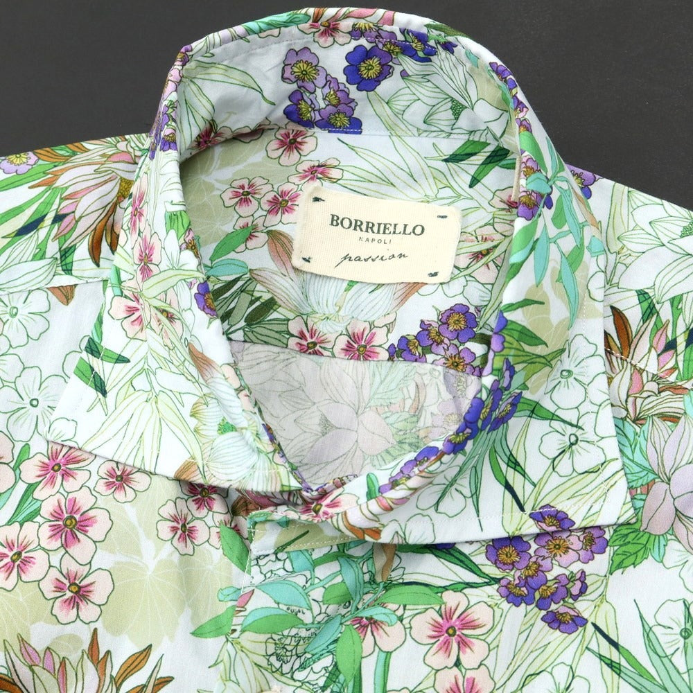 【中古】【未使用】ボリエッロ BORRIELLO カジュアルシャツ
ライトブルーxグリーン【サイズ40】【BLU】【S/S/A/W】【状態ランクS】【メンズ】
【769494】 BPD