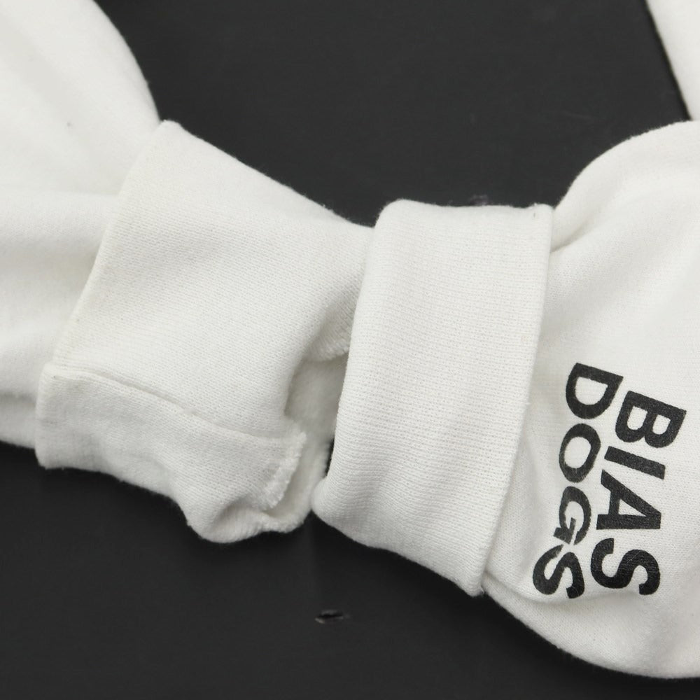【中古】バイアスドッグス BIAS DOGS ポリエステルコットン プリント スウェット ホワイトxブルー【サイズM】【WHT】【A/W】【状態ランクC】【メンズ】【769093】