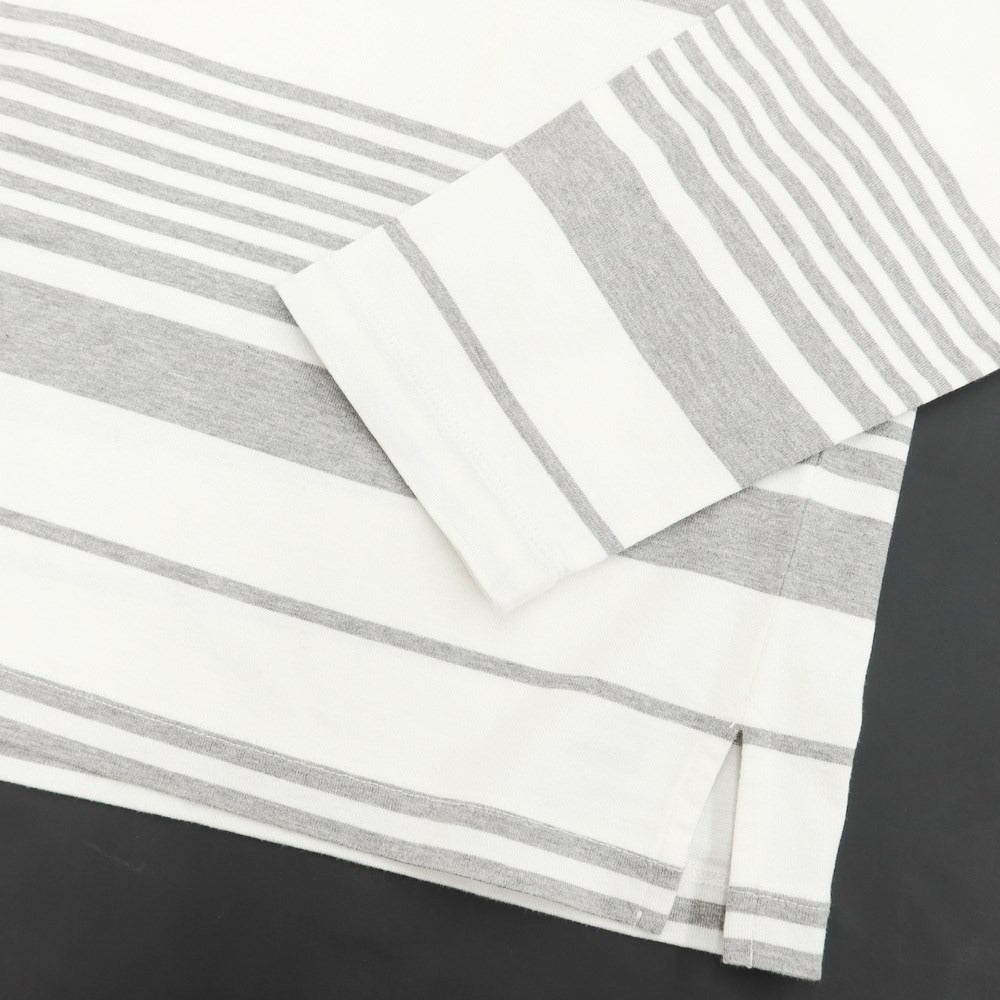 【中古】エディフィス EDIFICE 長袖Tシャツ
 ホワイトxグレー【サイズ48】【WHT】【S/S/A/W】【状態ランクB】【メンズ】
【769584】 CPD