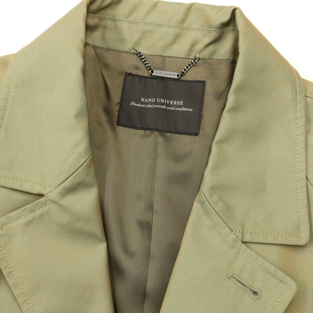 【中古】【未使用】ナノユニバース nano universe チェスターフィールドコート
 カーキ【サイズL】【KAK】【S/S】【状態ランクS】【メンズ】
【769576】 CPD