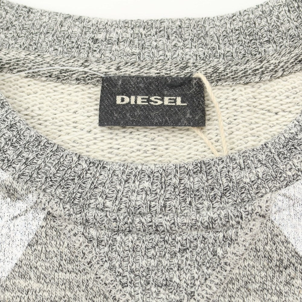 【中古】【未使用】ディーゼル DIESEL プリント スウェット グレー系【サイズS】【GRY】【A/W】【状態ランクS】【メンズ】【769092】