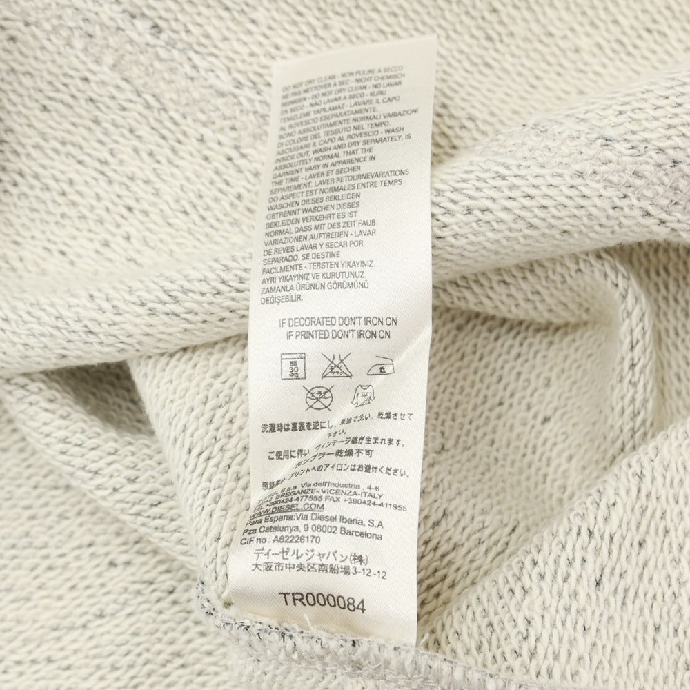 【中古】【未使用】ディーゼル DIESEL プリント スウェット グレー系【サイズS】【GRY】【A/W】【状態ランクS】【メンズ】【769092】