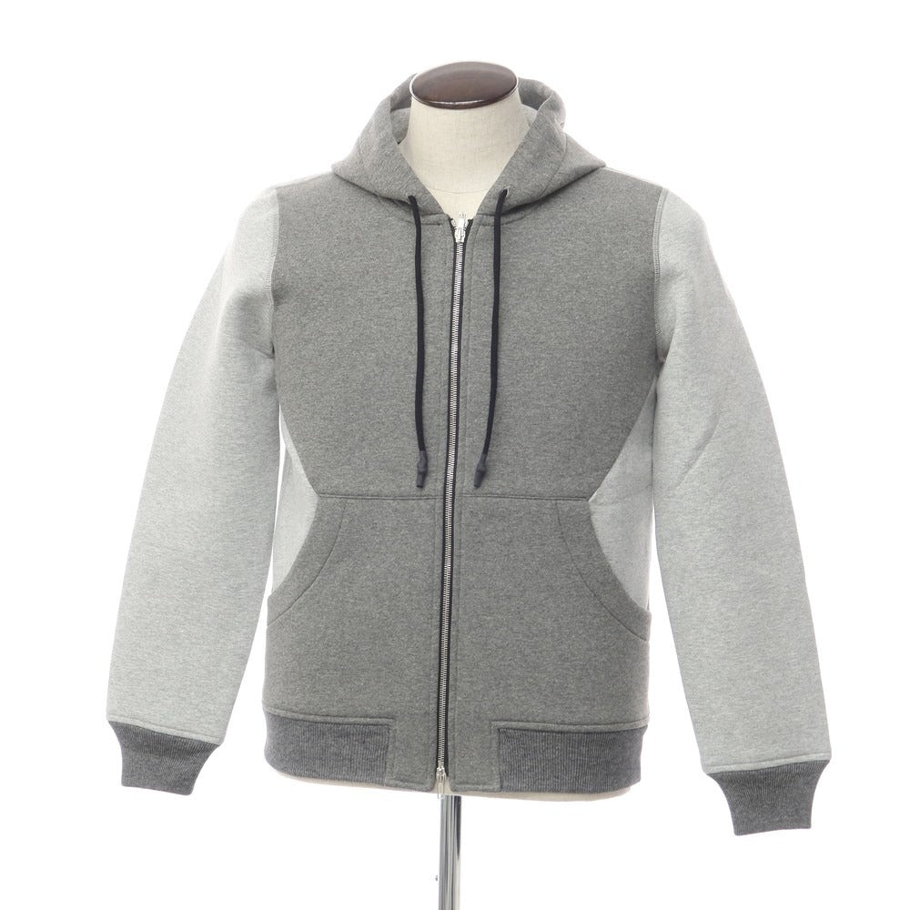 【中古】【未使用】ロベルトコリーナ ROBERTO COLLINA ボンディングコットン ジップアップパーカー グレー【サイズ48】【GRY】【A/W】【状態ランクS】【メンズ】【769092】