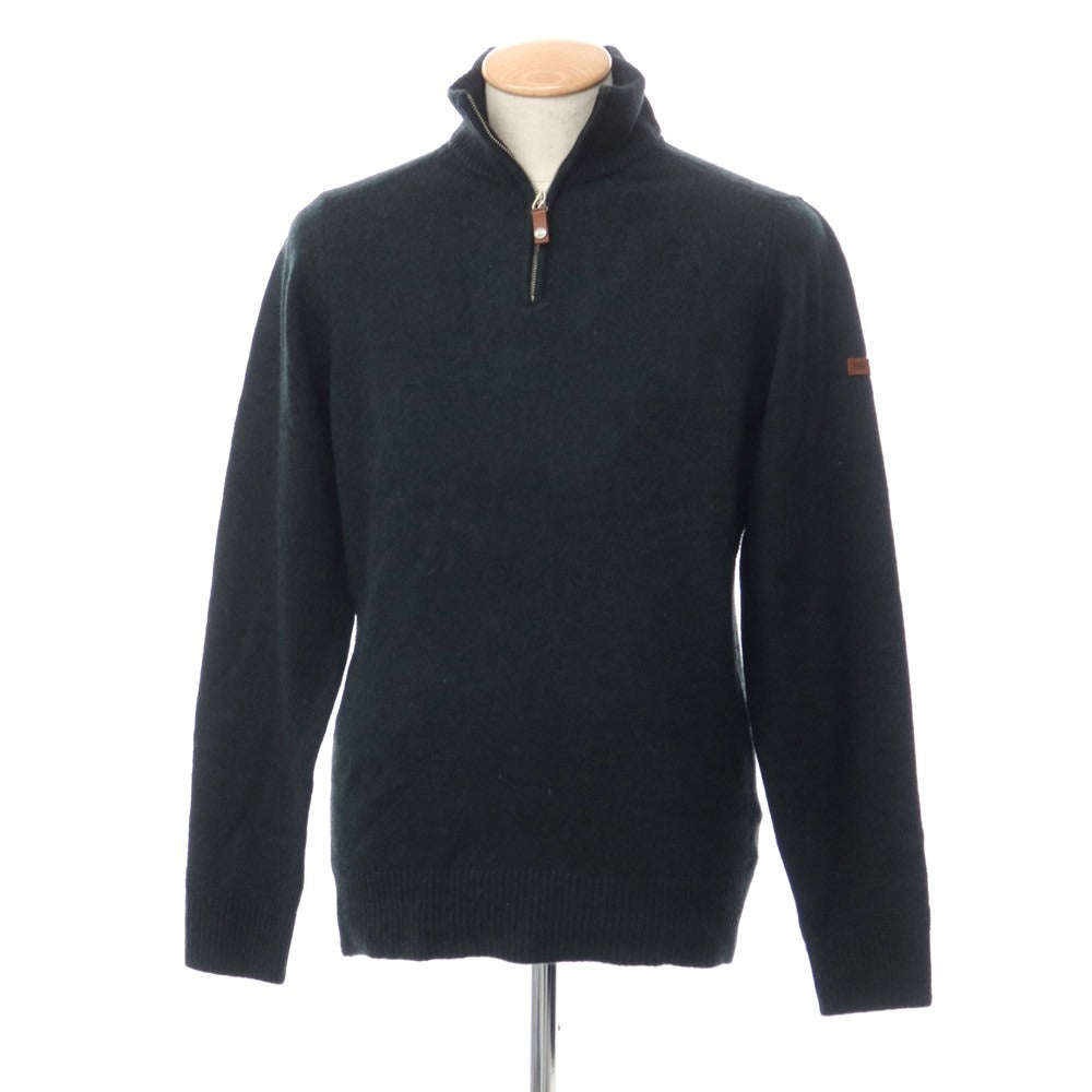 【中古】【未使用】ベンシャーマン Ben Sherman ミドルゲージウールナイロン プルオーバースタンドカラーニット ダークグリーン【サイズS】【GRN】【A/W】【状態ランクS】【メンズ】【769092】