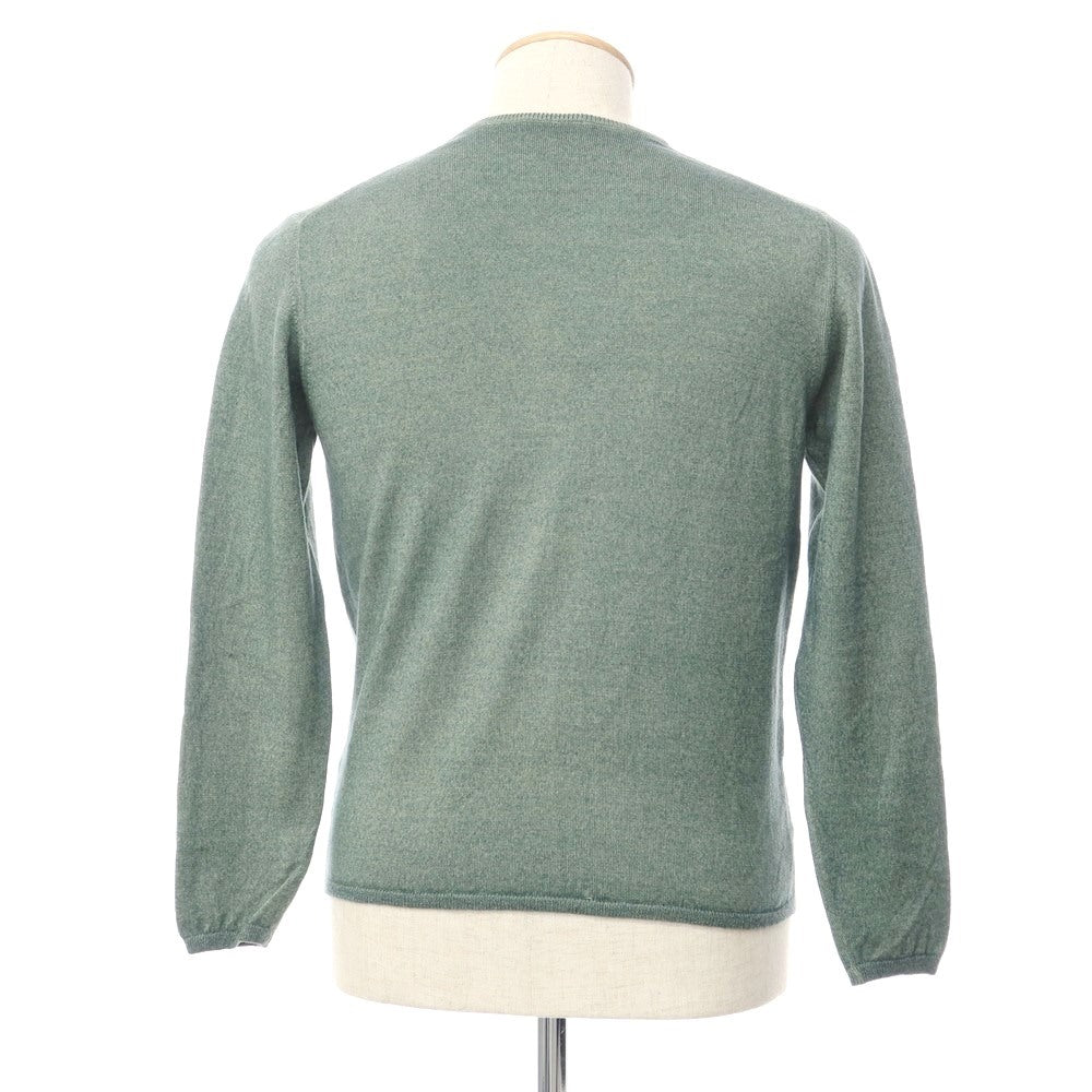 【中古】クルチアーニ CRUCIANI ハイゲージウール Vネックニット グリーン系【サイズ46】【GRN】【A/W】【状態ランクB】【メンズ】【769091】