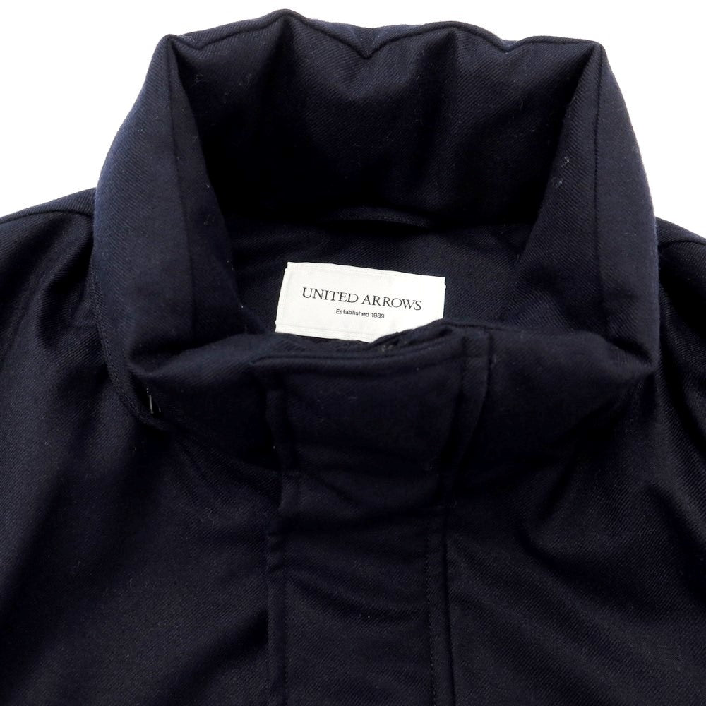 【中古】ユナイテッドアローズ UNITED ARROWS ツイルウール ダウンコート ネイビー【サイズS】【NVY】【A/W】【状態ランクB】【メンズ】【768988】