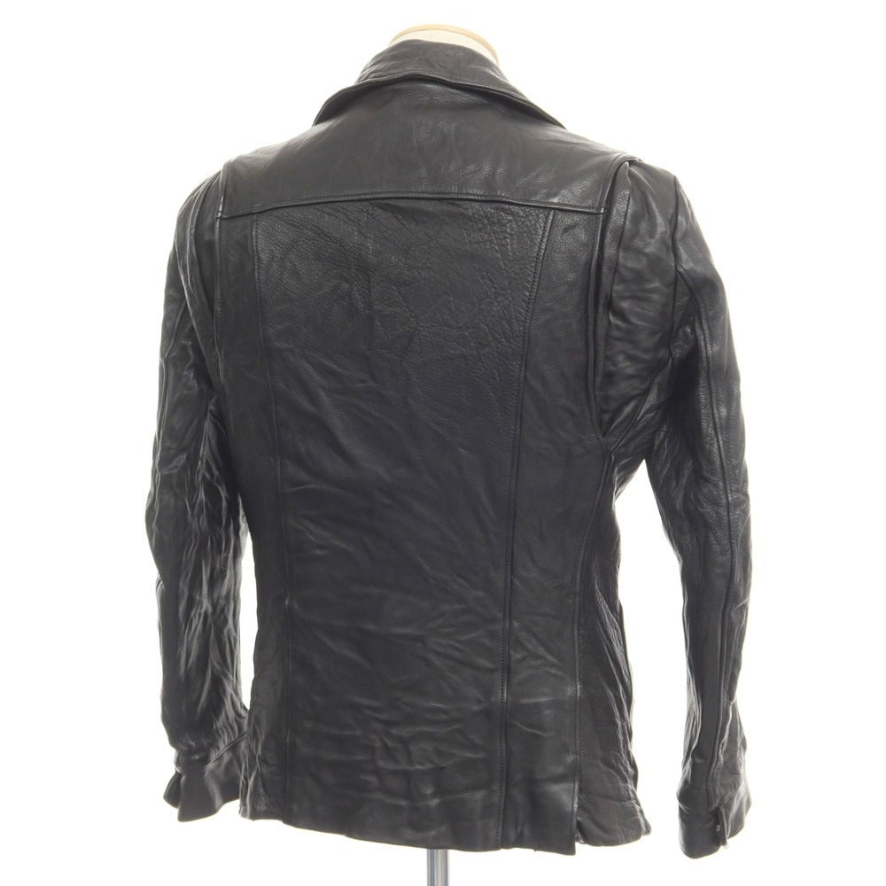 【中古】ダブルジェイケイ wjk レザージャケット ブルゾン ブラック【サイズ表記なし(S位)】【BLK】【A/W】【状態ランクC】【メンズ】【768976】