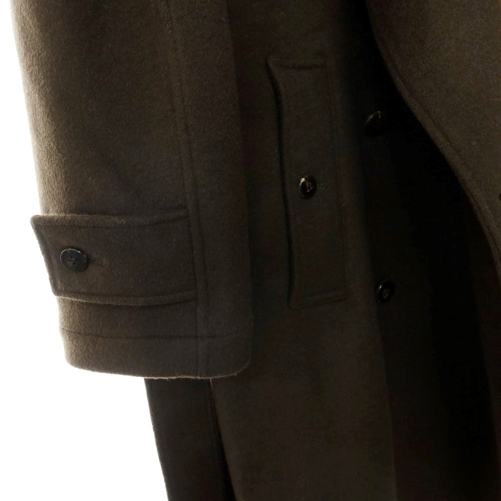 【中古】エス S ウールレーヨン オーバーサイズ ダブルブレストコート オリーブ【サイズ1】【GRN】【A/W】【状態ランクB】【メンズ】【768987】