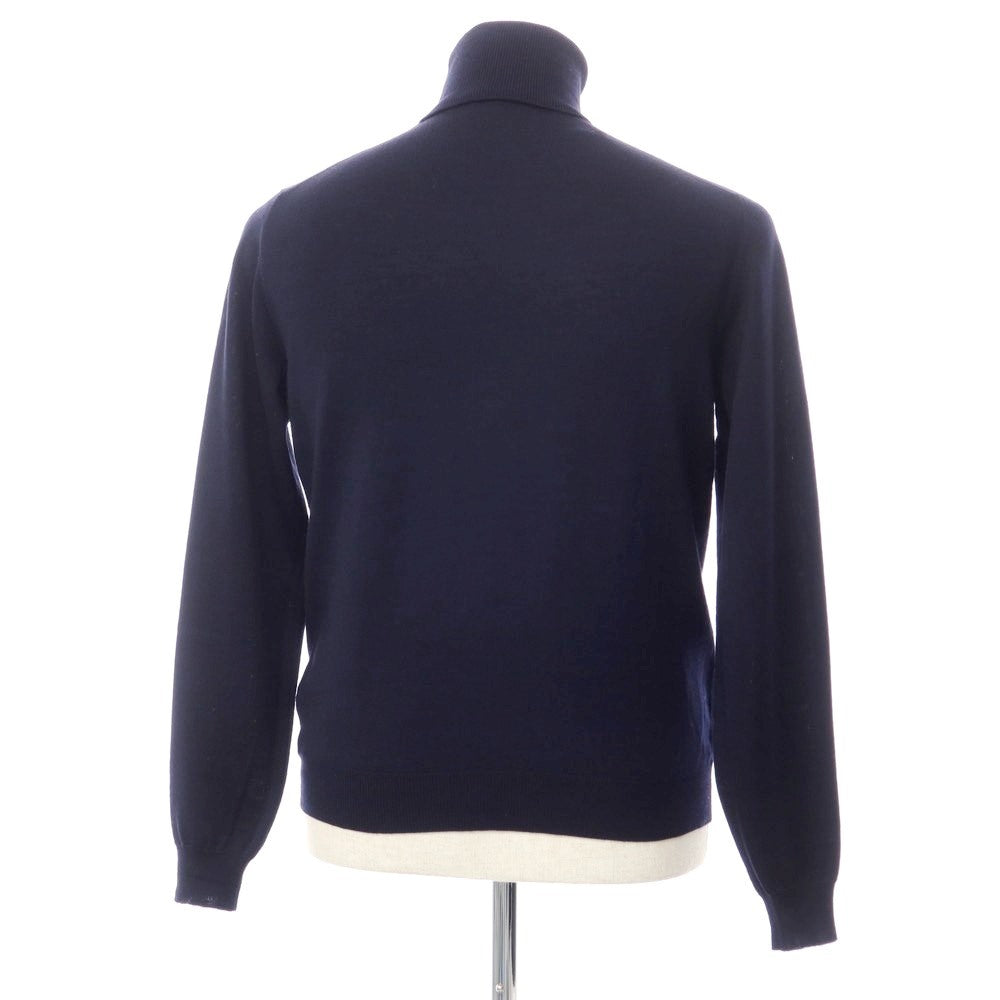 【中古】ザノーネ ZANONE ハイゲージウール タートルネックニット ネイビー【サイズ48】【NVY】【A/W】【状態ランクB】【メンズ】【769084】