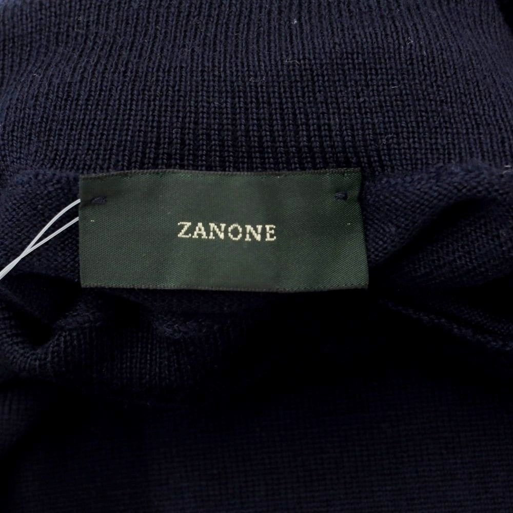 【中古】ザノーネ ZANONE ハイゲージウール タートルネックニット ネイビー【サイズ48】【NVY】【A/W】【状態ランクB】【メンズ】【769084】