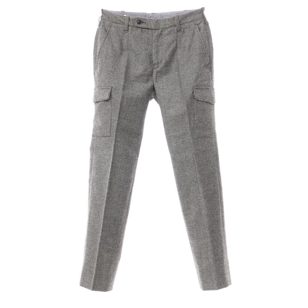 【中古】ユナイテッドアローズ UNITED ARROWS ウールナイロン カジュアルスラックス パンツ ブラックxホワイト【サイズ44】【GRY】【A/W】【状態ランクB】【メンズ】【769087】