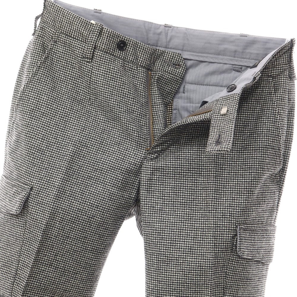 【中古】ユナイテッドアローズ UNITED ARROWS ウールナイロン カジュアルスラックス パンツ ブラックxホワイト【サイズ44】【GRY】【A/W】【状態ランクB】【メンズ】【769087】