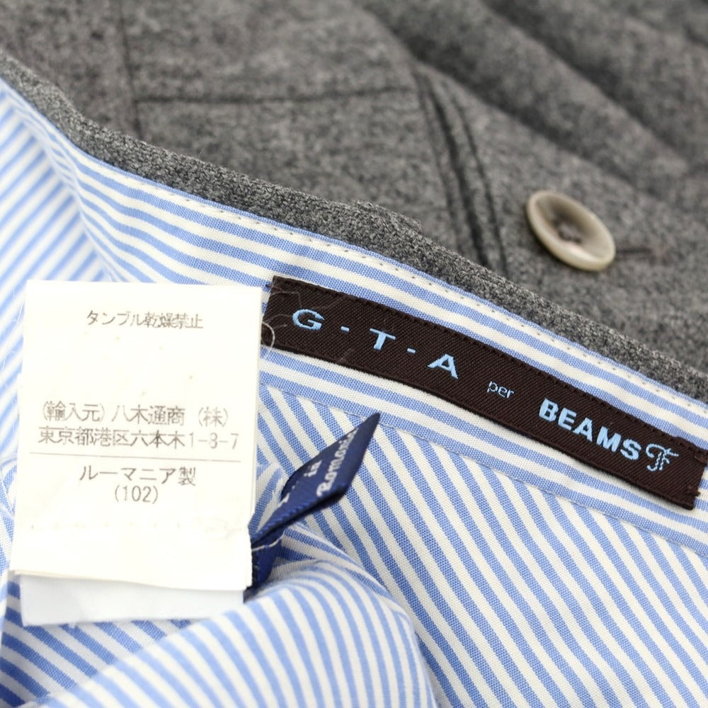 【中古】ジーティーアー G.T.A ウール ドレススラックス パンツ グレー【サイズ42】【GRY】【A/W】【状態ランクC】【メンズ】【769087】