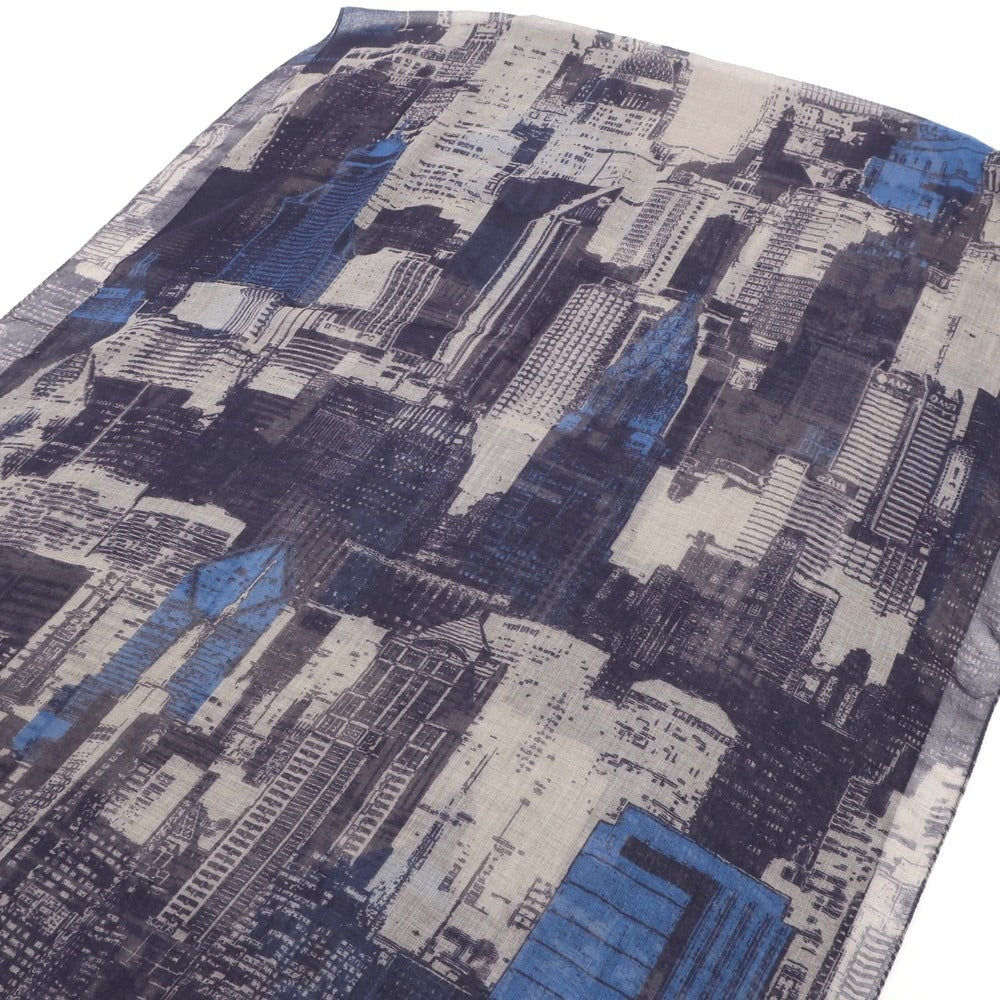 【中古】アルテア Altea モダールカシミヤ 大判ストール パープルネイビーxブラウン【NVY】【A/W】【状態ランクB】【ユニセックス】【769080】