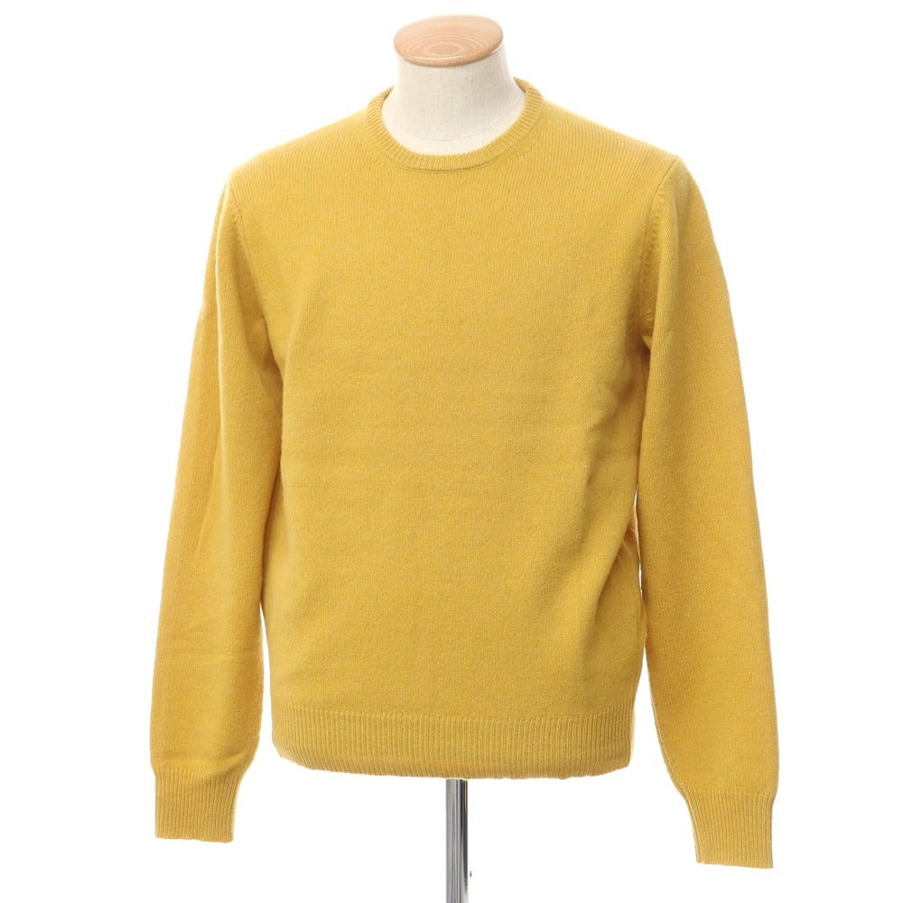 【中古】トゥモローランド TOMORROWLAND ウール クルーネック プルオーバーニット マスタード【サイズS】【YEL】【A/W】【状態ランクB】【メンズ】【769082】