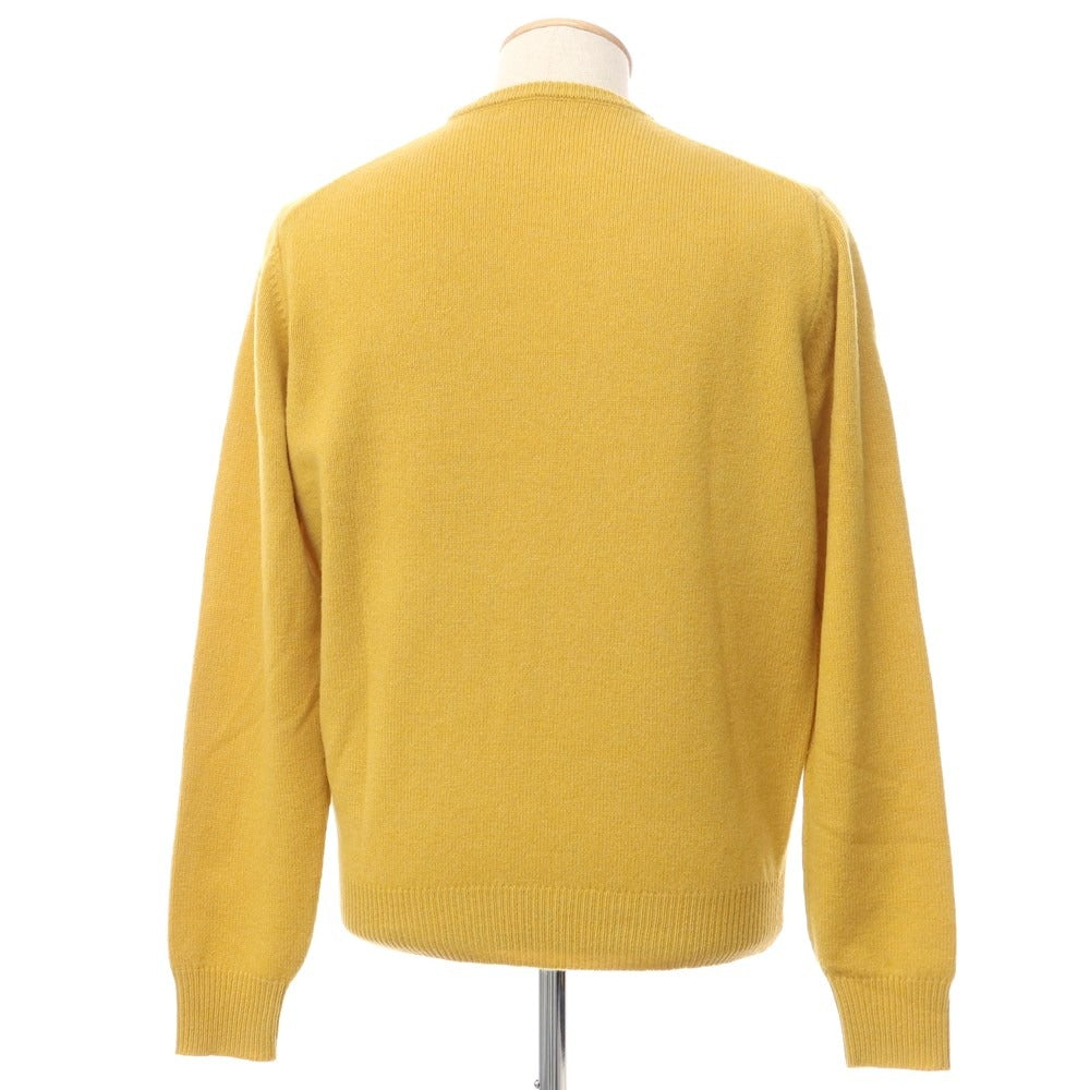 【中古】トゥモローランド TOMORROWLAND ウール クルーネック プルオーバーニット マスタード【サイズS】【YEL】【A/W】【状態ランクB】【メンズ】【769082】