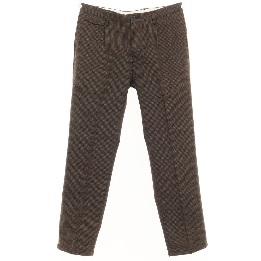 【中古】ピーティーゼロウーノ PT01 FORWARD ウール スラックスパンツ ブラウン【サイズ31】【BRW】【A/W】【状態ランクB】【メンズ】【769092】