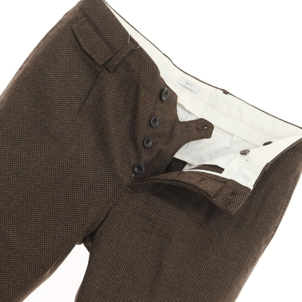 【中古】ピーティーゼロウーノ PT01 FORWARD ウール スラックスパンツ ブラウン【サイズ31】【BRW】【A/W】【状態ランクB】【メンズ】【769092】