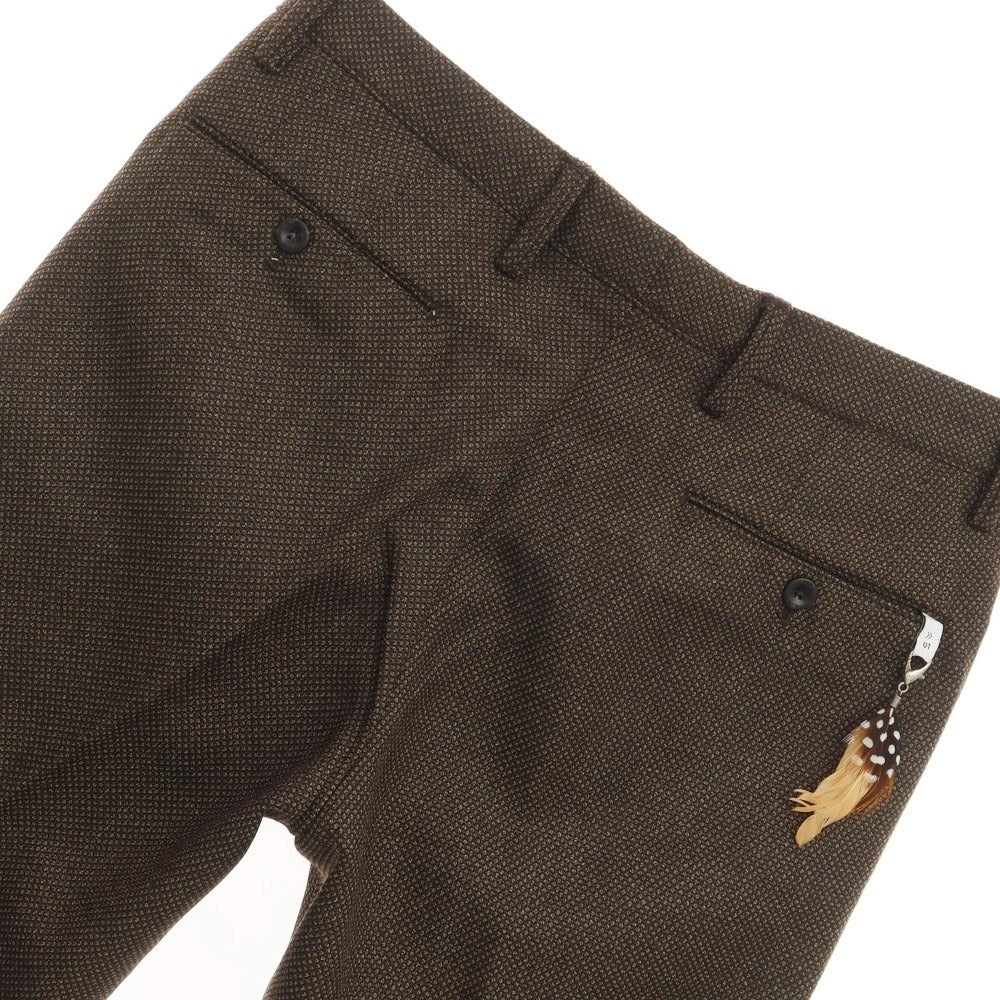 【中古】ピーティーゼロウーノ PT01 FORWARD ウール スラックスパンツ ブラウン【サイズ31】【BRW】【A/W】【状態ランクB】【メンズ】【769092】