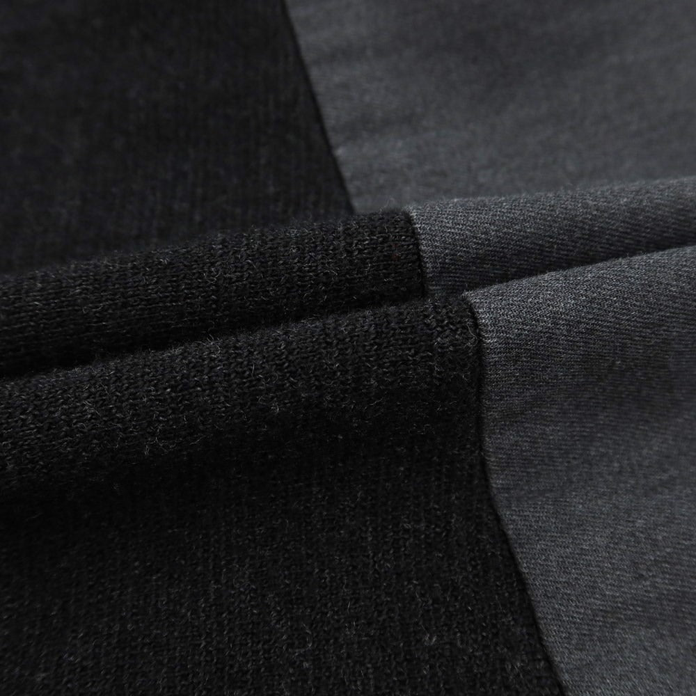 【中古】サンシー SUNSEA ウールジャージー イージーリブパンツ ブラックxグレー【サイズ2】【BLK】【A/W】【状態ランクC】【メンズ】【769091】