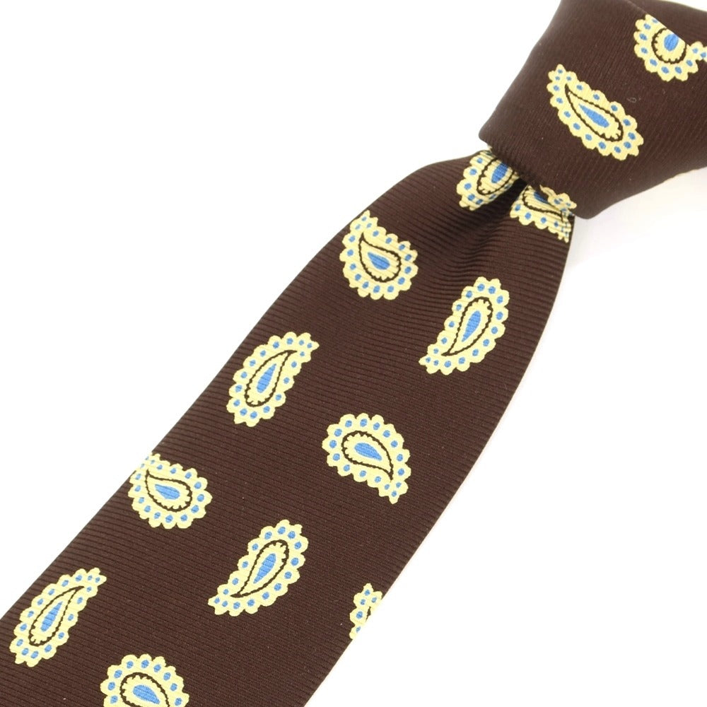 【中古】ジョン コンフォート JOHN COMFORT ペイズリー柄ネクタイ
ブラウンxイエローベージュ【BRW】【S/S/A/W】【状態ランクB】【メンズ】
【769373】