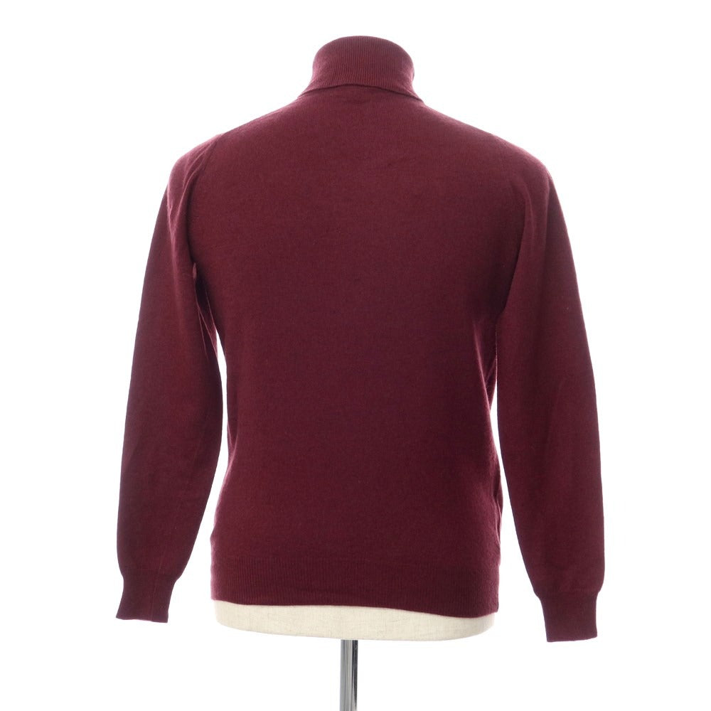 【中古】アレッサンドロルッピ Alessandro Luppi ウール系 タートルネック プルオーバーニット ボルドー【サイズ44】【RED】【A/W】【状態ランクB】【メンズ】【769081】