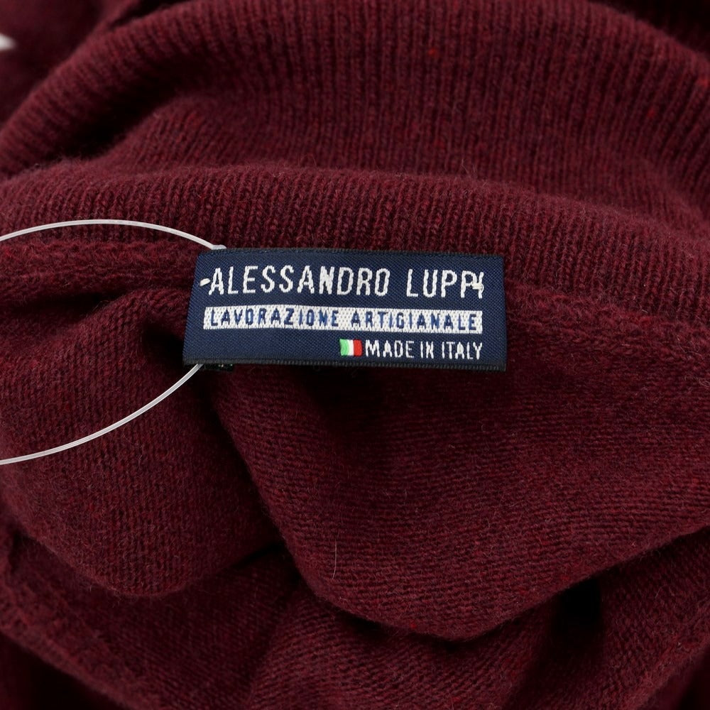 【中古】アレッサンドロルッピ Alessandro Luppi ウール系 タートルネック プルオーバーニット ボルドー【サイズ44】【RED】【A/W】【状態ランクB】【メンズ】【769081】