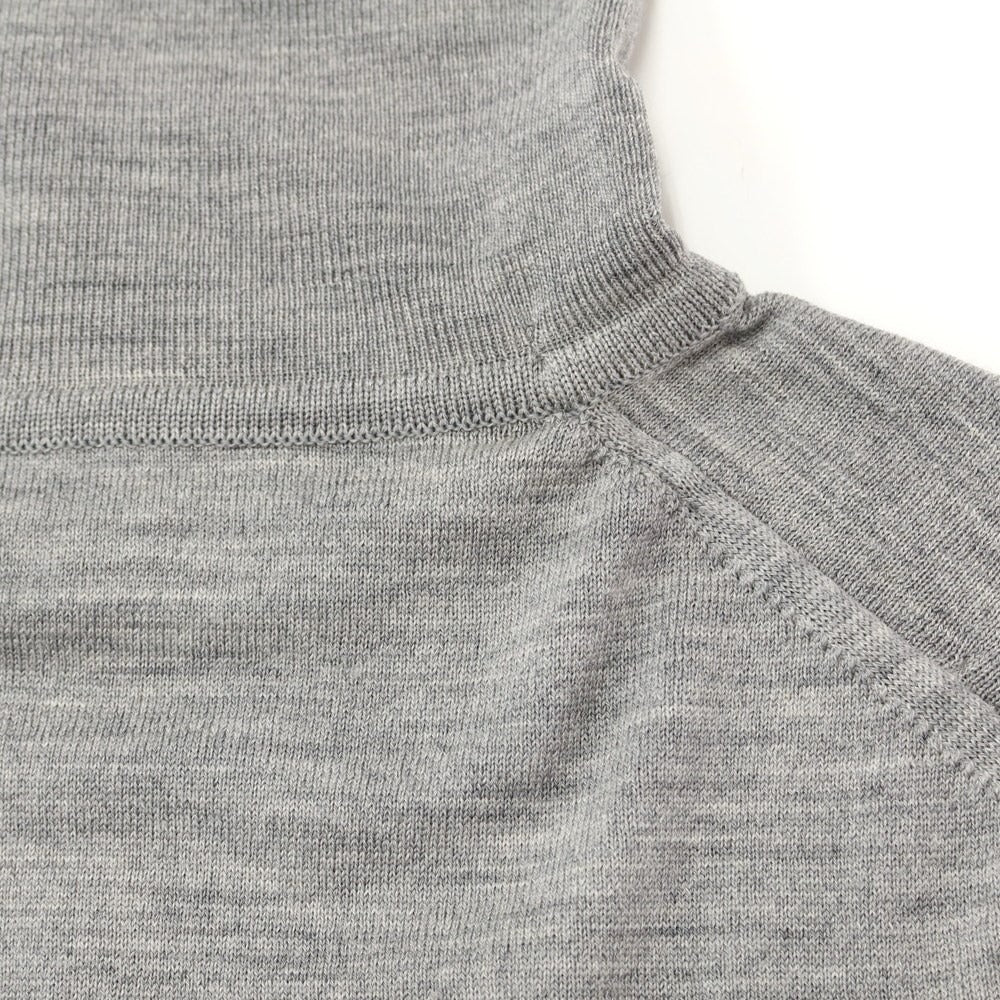 【中古】ジョンスメドレー JOHN SMEDLEY ウール タートルネック プルオーバーニット ライトグレー【サイズS】【GRY】【A/W】【状態ランクC】【メンズ】【769081】