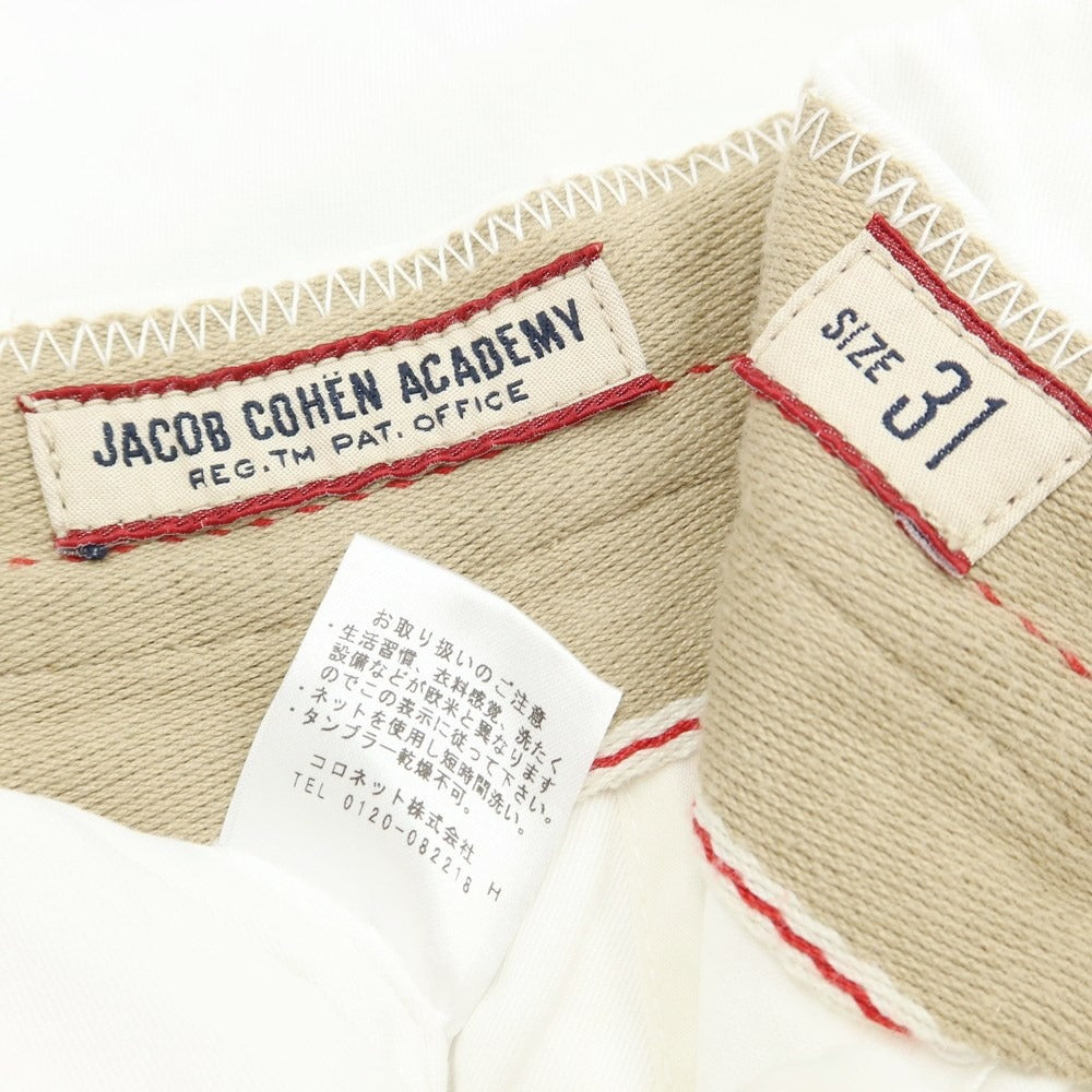 【中古】ヤコブコーエン JACOB COHEN コットン チノパンツ ホワイト【サイズ31】【WHT】【S/S】【状態ランクC】【メンズ】【769284】