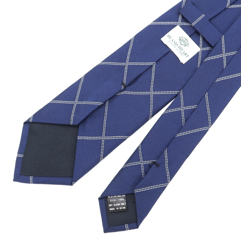 【中古】ビームスハート BEAMS HEART チェック柄ネクタイ
ネイビーxホワイト【NVY】【S/S/A/W】【状態ランクC】【メンズ】
【769370】