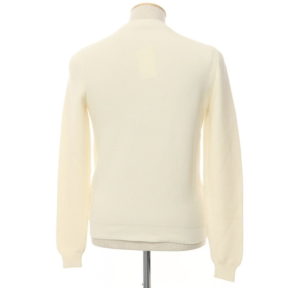 【中古】ザノーネ ZANONE プルオーバーニット
 アイボリー【サイズ46】【WHT】【S/S】【状態ランクB】【メンズ】
【769474】 BPD