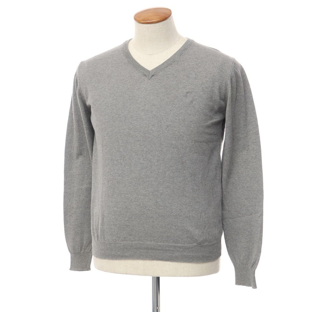 【中古】ロベルトコリーナ ROBERTO COLLINA プルオーバーニット
 グレー【サイズ48】【GRY】【S/S】【状態ランクC】【メンズ】
【769472】 BPD