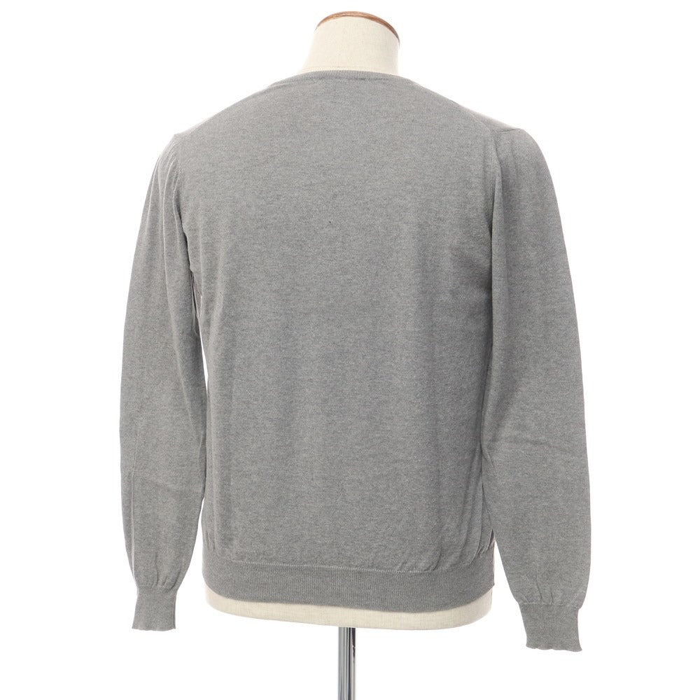 【中古】ロベルトコリーナ ROBERTO COLLINA プルオーバーニット
 グレー【サイズ48】【GRY】【S/S】【状態ランクC】【メンズ】
【769472】 BPD