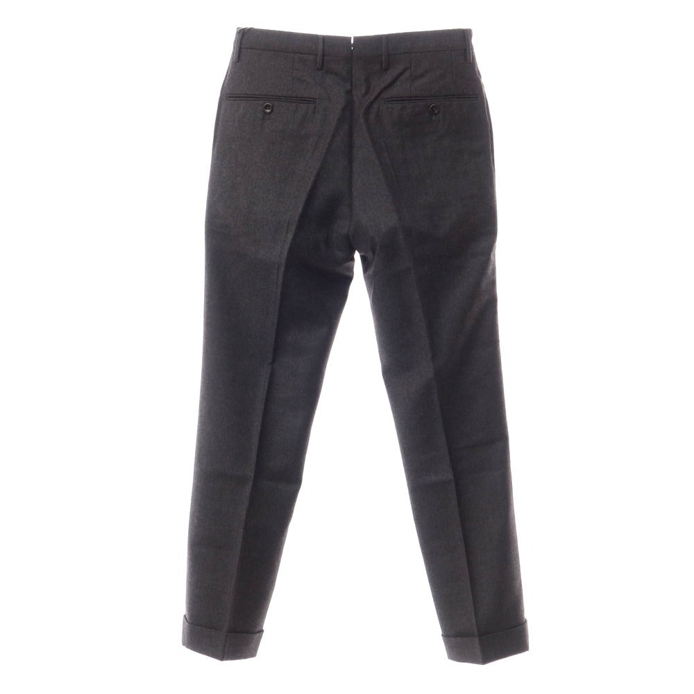 【中古】インコテックス INCOTEX SUPER100’S ウール ドレススラックス パンツ ダークグレー【サイズ42】【GRY】【A/W】【状態ランクA】【メンズ】【769076】