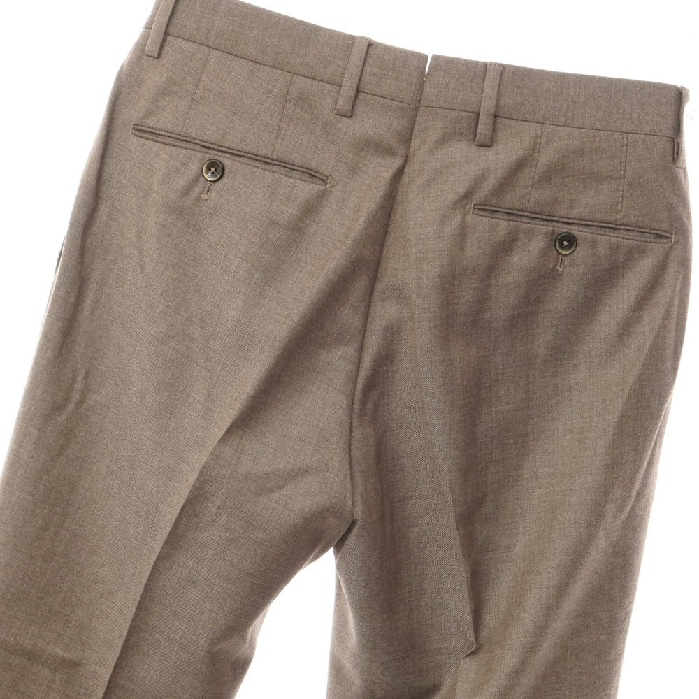 【中古】ピーティーゼロウーノ PT01 BEAMS F別注 SUPER100’S ウール ドレススラックス パンツ アッシュブラウン系【サイズ44】【BRW】【A/W】【状態ランクC】【メンズ】【759872】