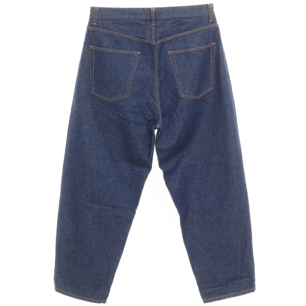 【中古】ビームス BEAMS NEW STANDARD ワイド 1プリーツ デニムパンツ ジーンズ ネイビー【サイズL】【NVY】【S/S/A/W】【状態ランクB】【メンズ】【769371】