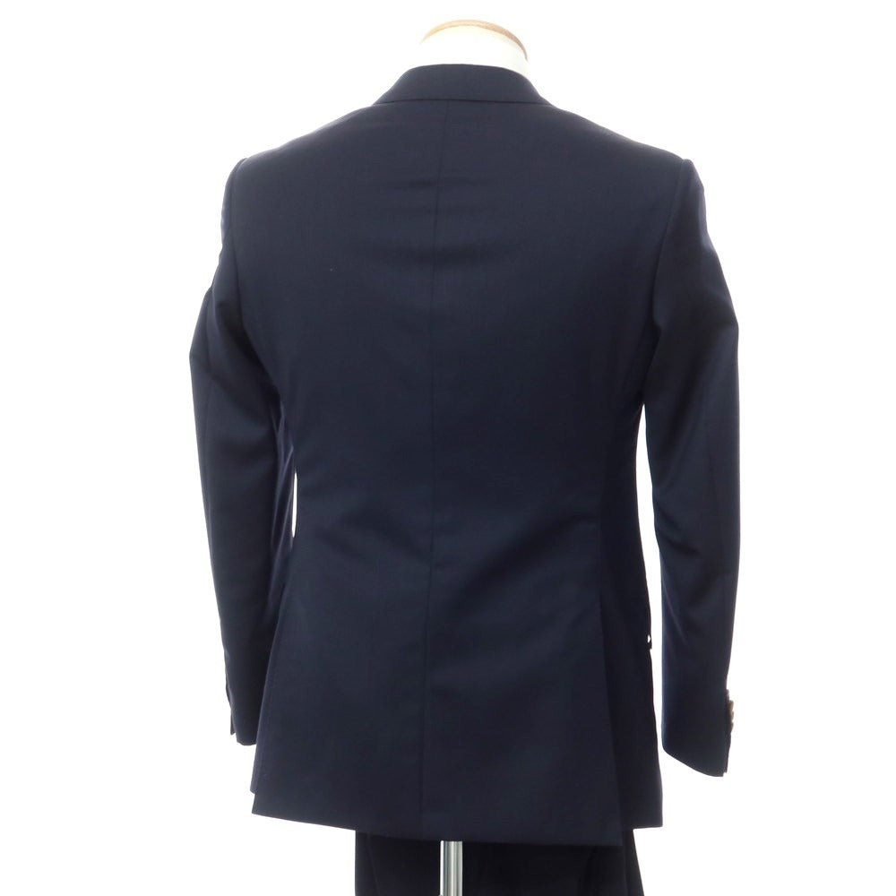 【中古】アザブテーラー azabu tailor ウール 2B セットアップ スーツ ネイビー【サイズ42/76】【NVY】【S/S/A/W】【状態ランクA】【メンズ】【768968】