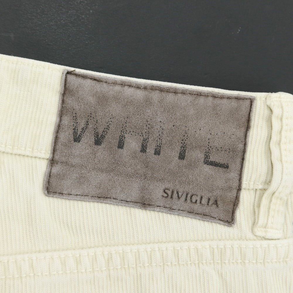 【中古】ホワイトシヴィリア シビリア WHITE SIVIGLIA コットン 細畝 コーデュロイ パンツ ライトサンドベージュ系【サイズ29】【BEI】【S/S】【状態ランクC】【メンズ】【769297】